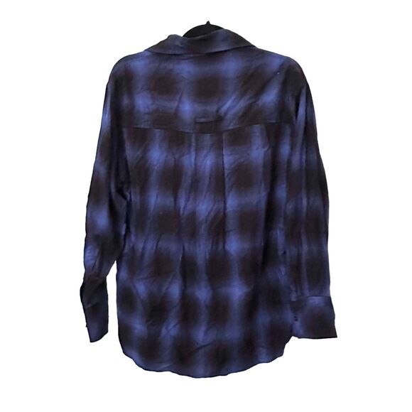 SAINTART Plaid Oversized‎ Button Down Sz XS - Picture 2 of 4